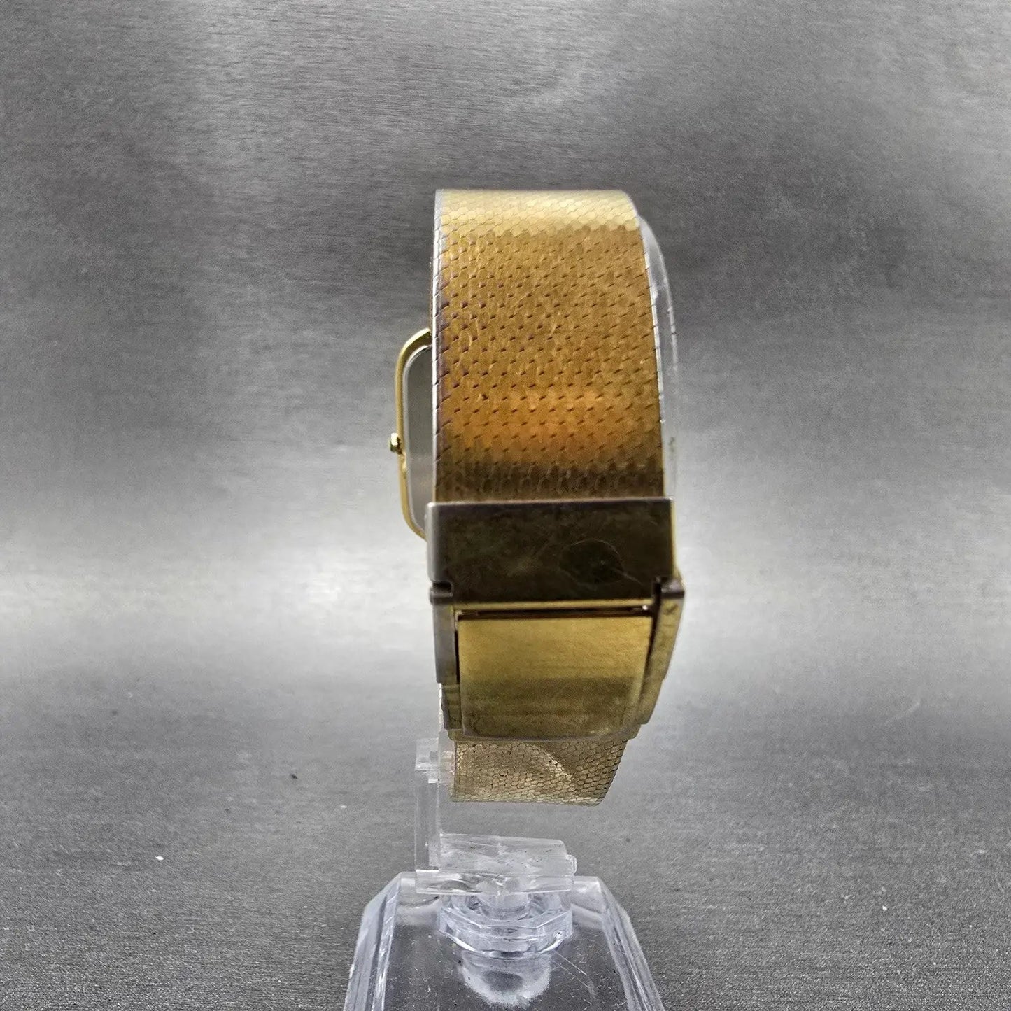 Seiko Lassale Tank Watch Men 27mm Champagne Dial Gold Tone 9300-5159 PARTS VTG8
