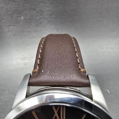 Fossil Townsman Automatic Watch Men 44mm Gray Dial Steel 112210 Round Runs4
