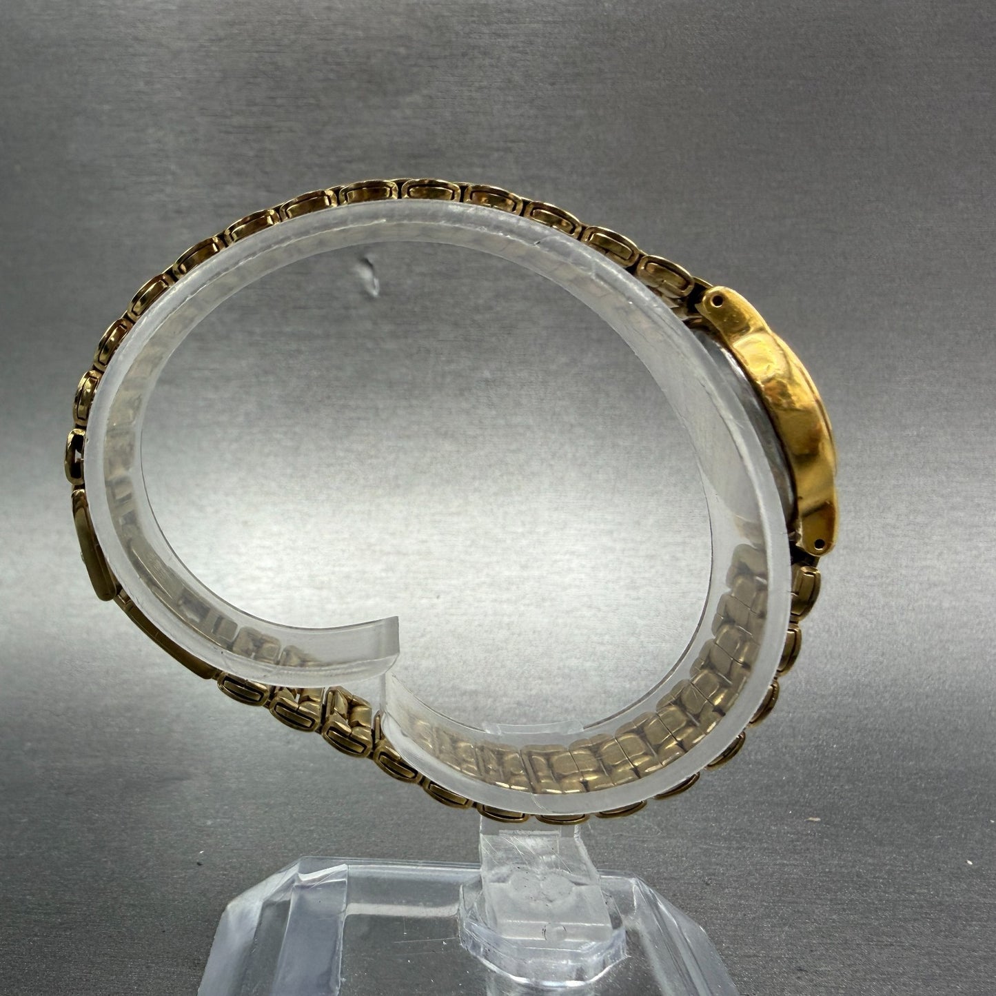Seiko Watch Women 19mm White Dial Gold Tone Round V401-0518 New Battery Vintage8
