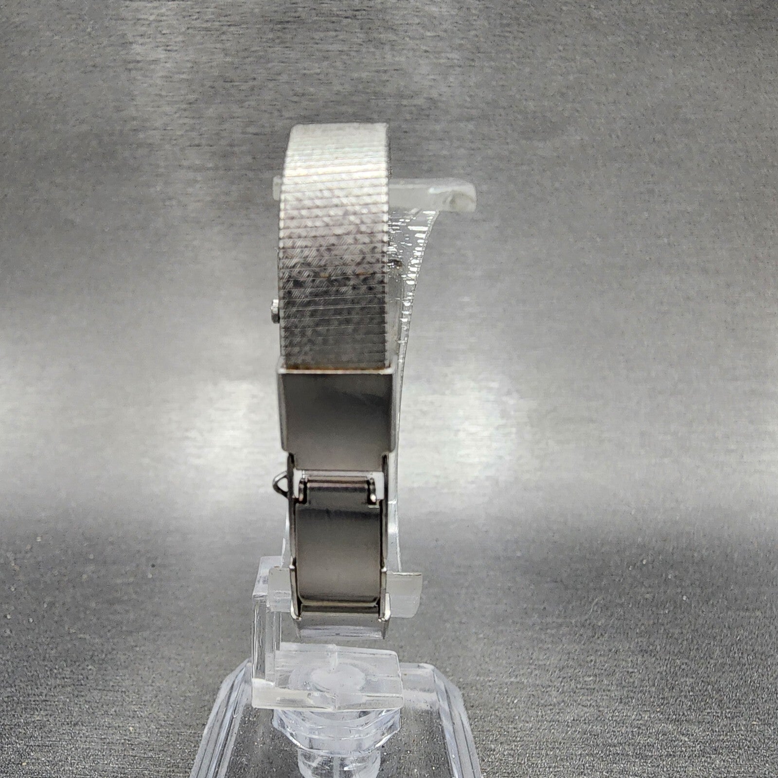 Seiko Watch Women 16mm Silver Dial Silver Tone Rectangle 2C205299 New Battery7