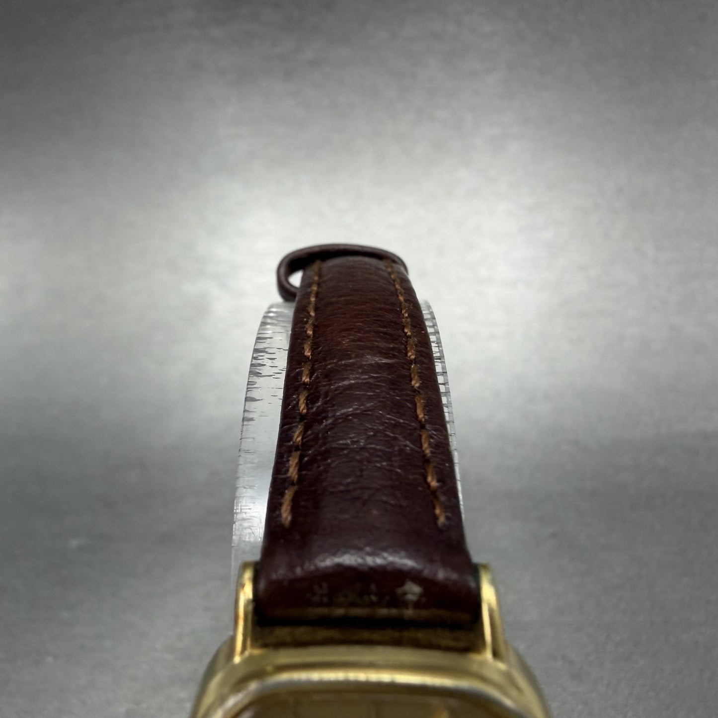 Seiko SQ Watch Women 21mm Champagne Dial Gold Tone Daydate 8523-5009 New Batt JO4