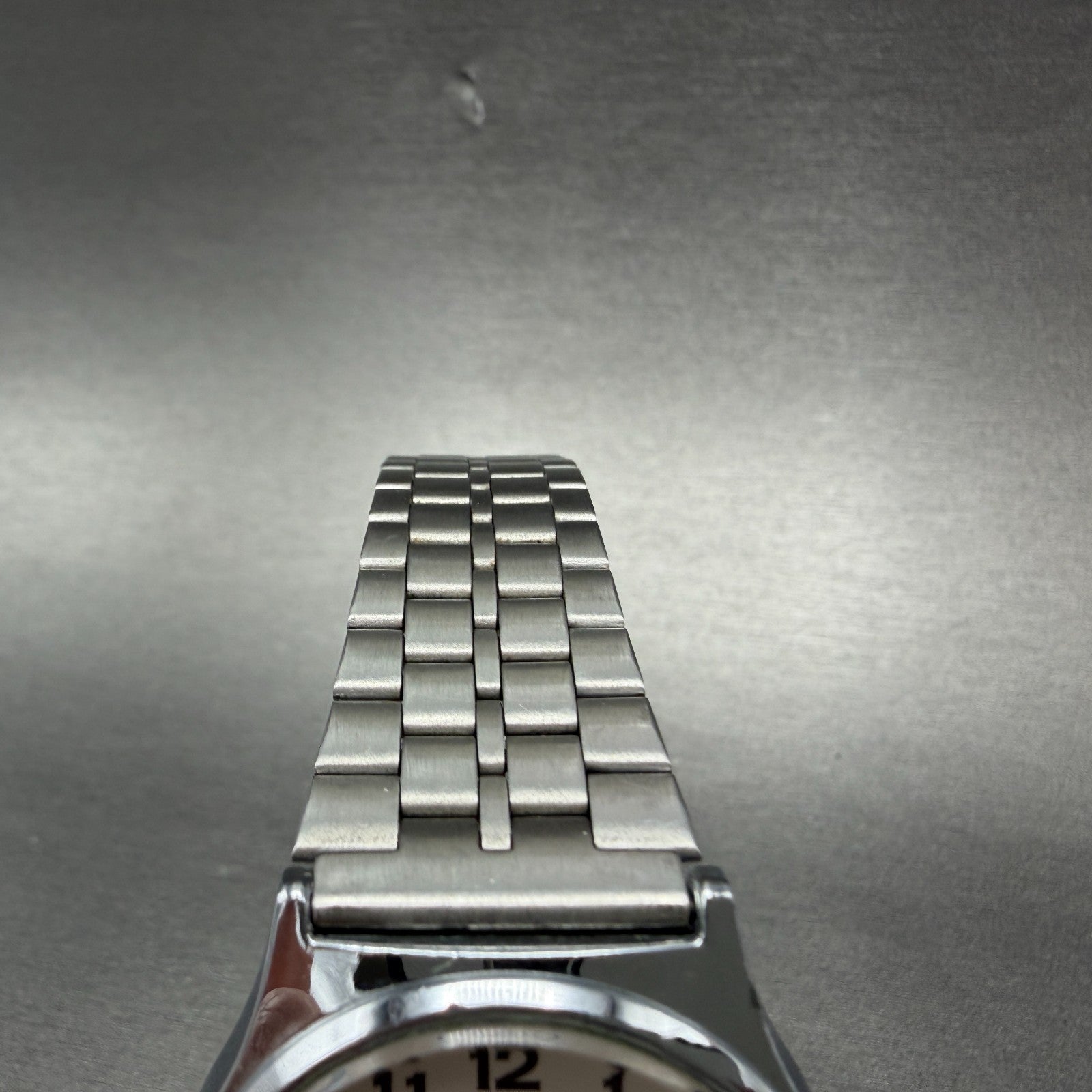 Casio MQ-514 Watch Men 33mm White Dial Silver Tone Round Daydate New Battery4