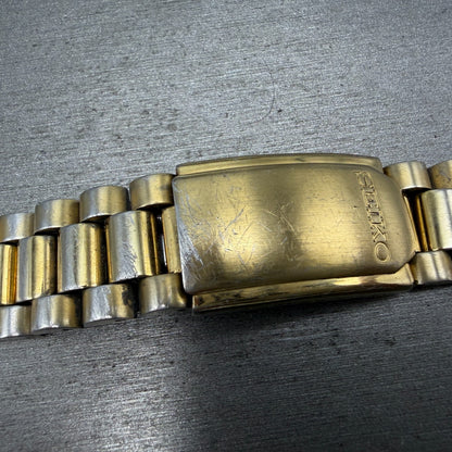 Seiko President Watch Men 36mm Champagne Dial Gold Tone Daydate Round New BattTT14