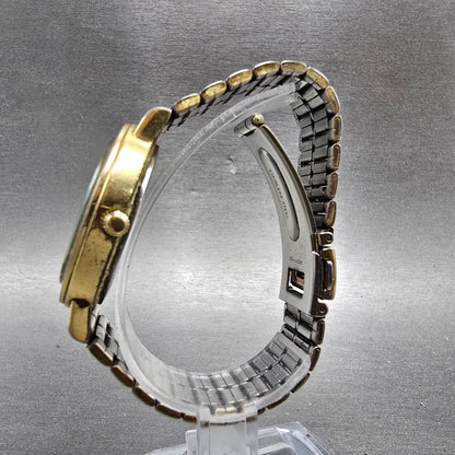 Juan Savani Watch Men 34mm Champagne Dial Gold Tone Daydate JS003 New Battery6