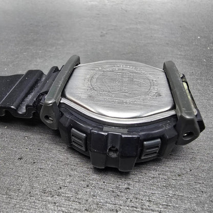 Casio G-Shock G-2200 Watch Men 49mm Black Gray Alarm Chronograph READ New Batt13