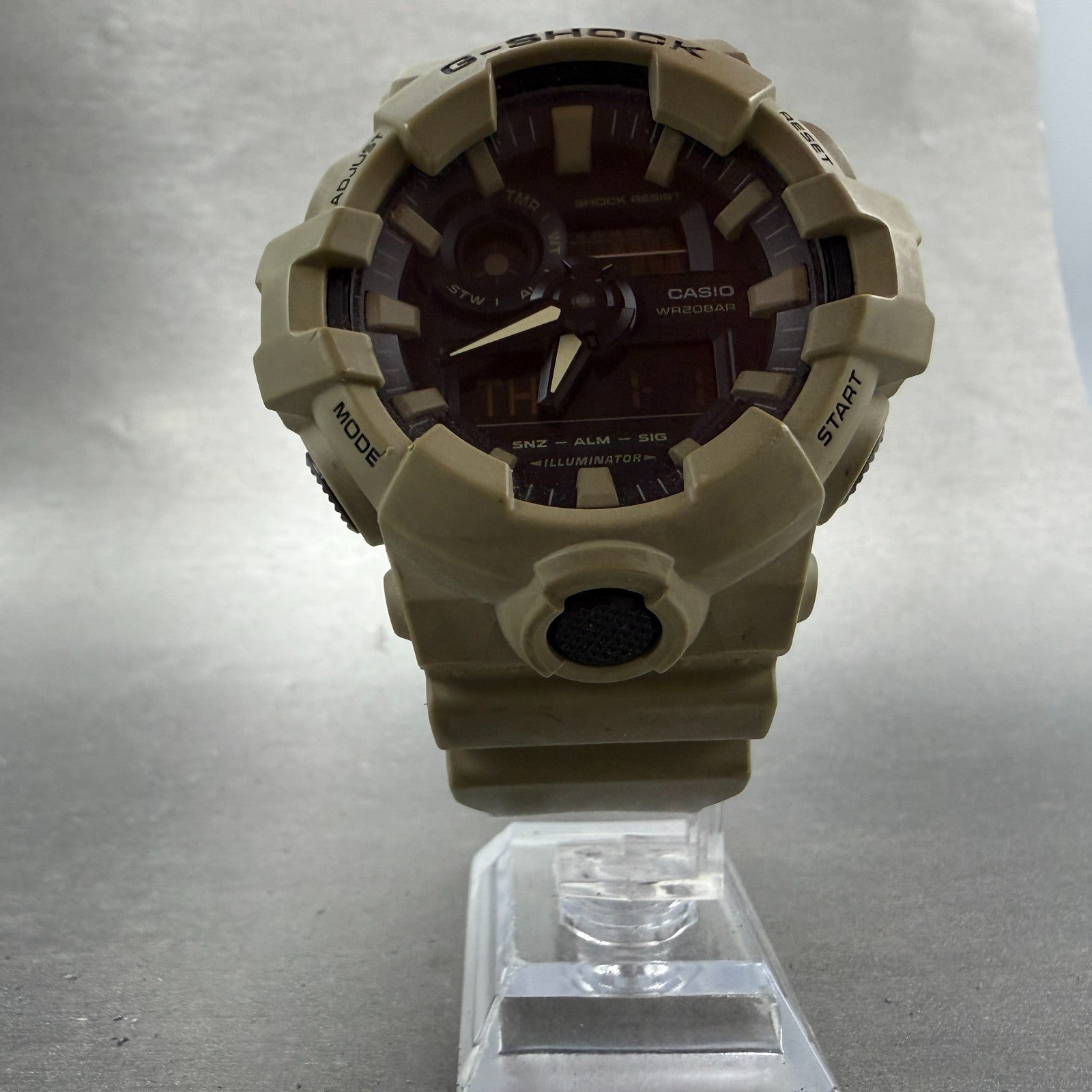 Casio G-Shock GA-700UC Watch Men 53mm Brown Analog Digital Alarm Chrono New Batt5