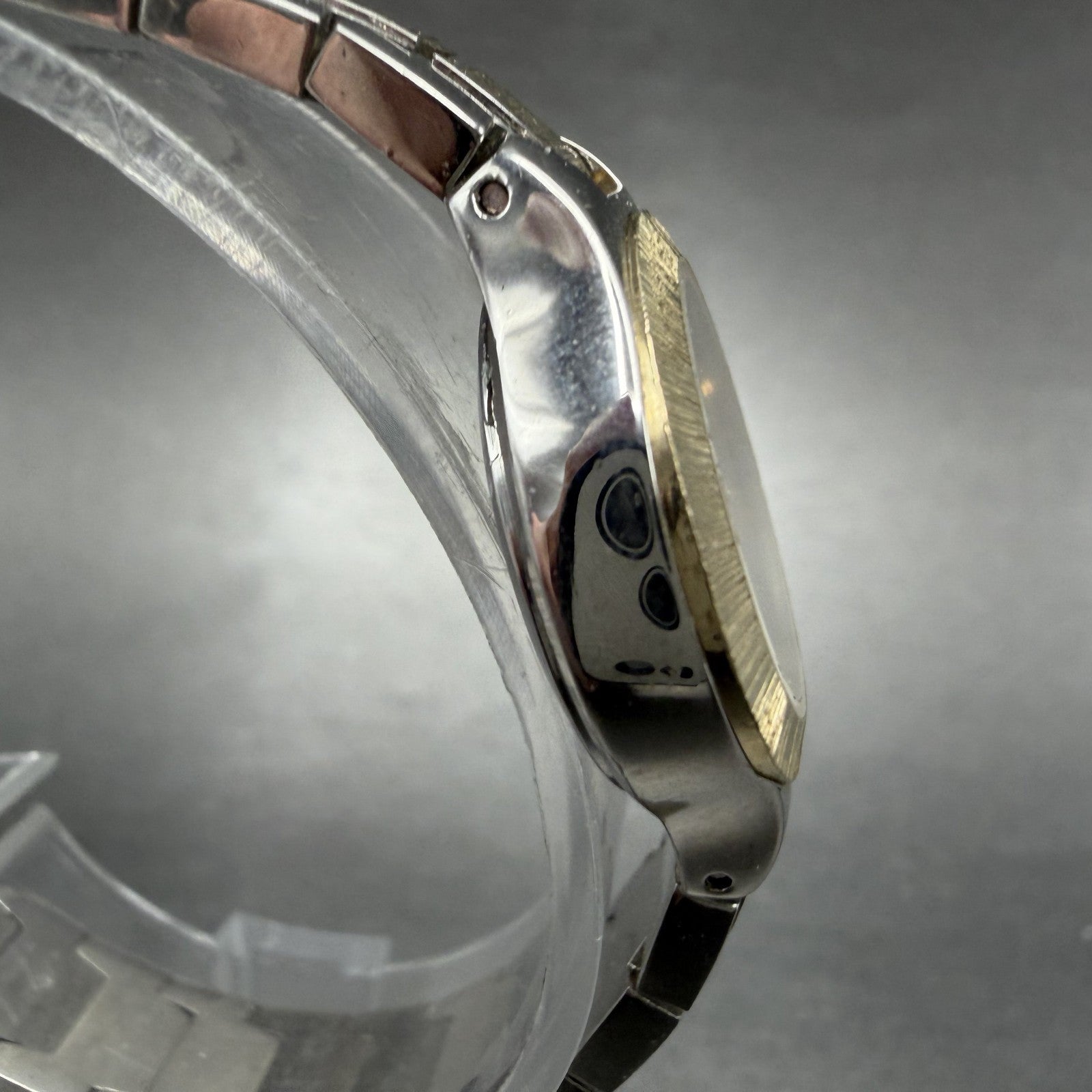 Waltham Watch Women 23mm MOP Dial Two Tone Round WAW041 New Battery4