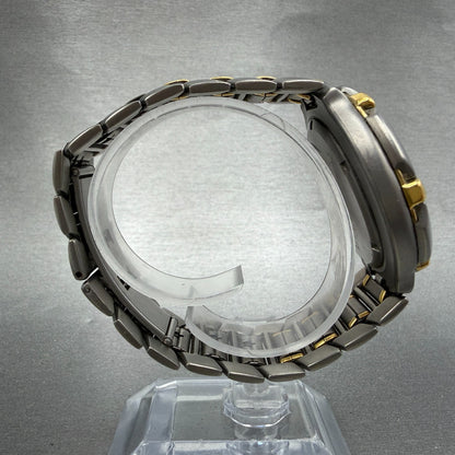 Citizen Dive Watch Men 42mm Gray Dial Two Tone Titanium Daydate 3802 New Battery8