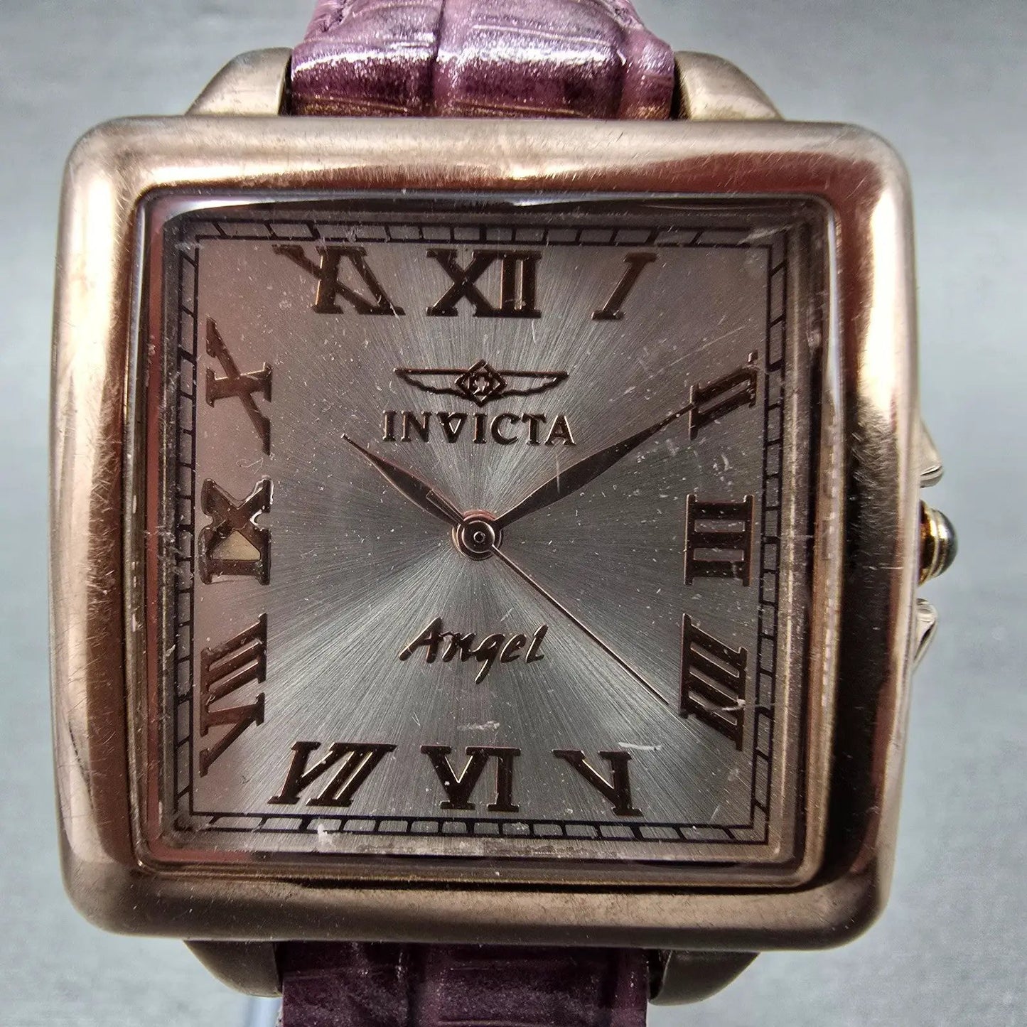 Invicta Angel Watch Women 33mm Silver Dial Rose Gold Tone 16052 New Battery1