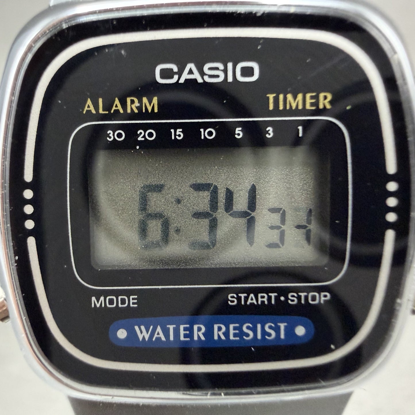 Casio LA670W Watch Women 24mm Digital Silver Tone Rectangle Alarm Chrono New Bat1