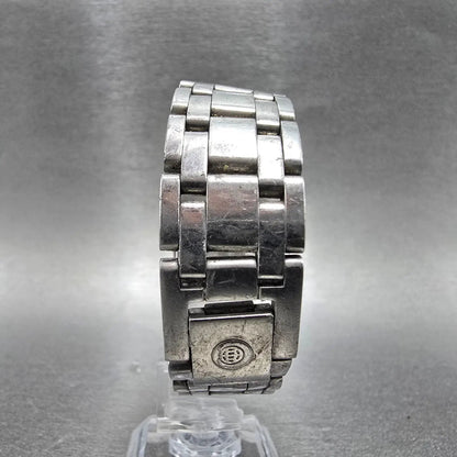 Cyma Tank Watch Men 25mm Silver Dial Steel Small Seconds 729 Rectangle PARTS8