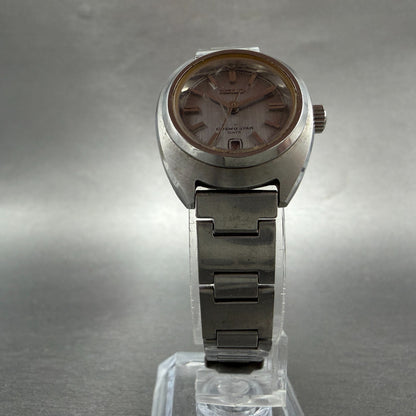 Citizen Cosmostar Watch Women 24mm Gray Dial Silver Date Manual READ!!! 4-6106285
