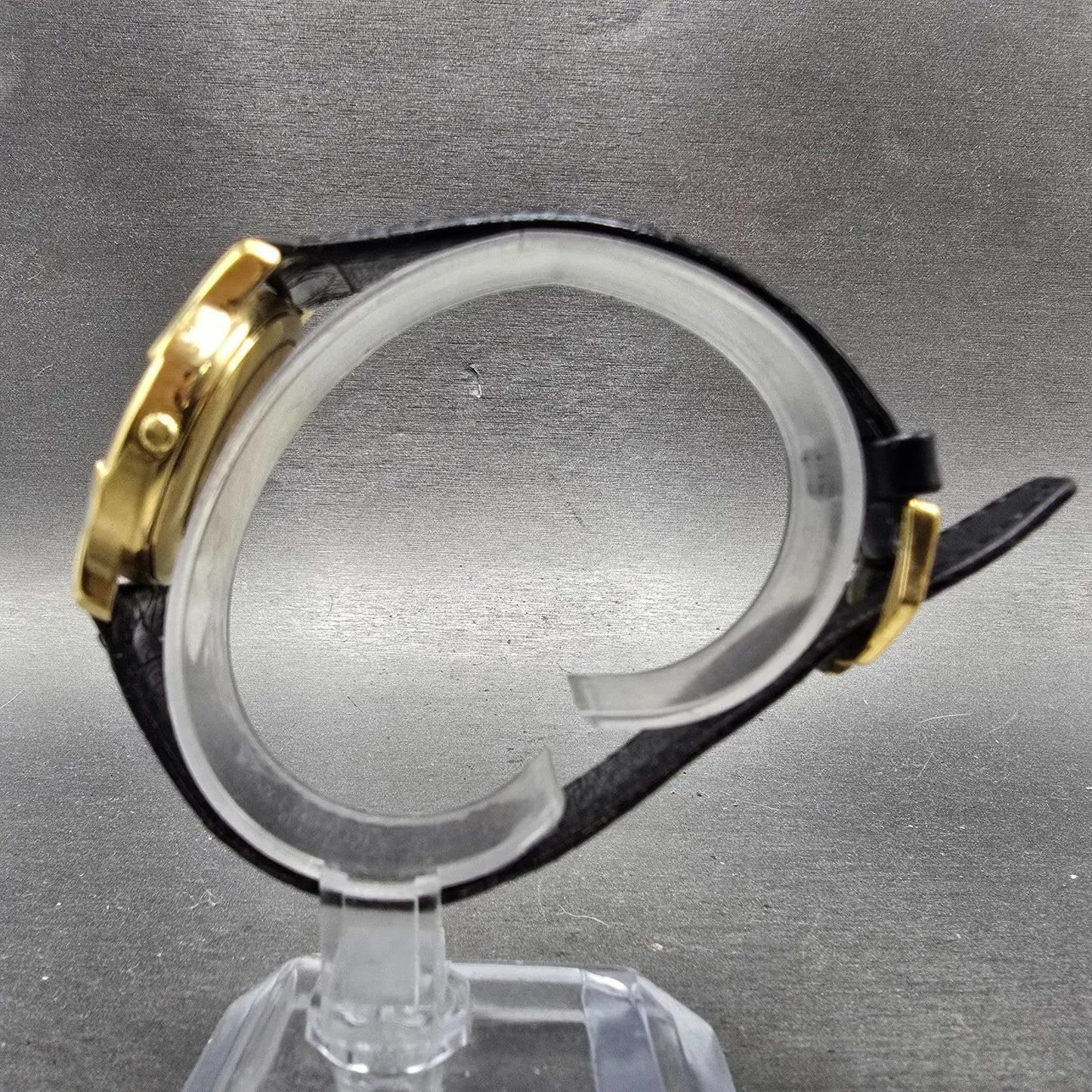 Raymond Weil Moon Phase Watch Men 30mm Champagne Dial Gold Plated Date 4100 Runs6