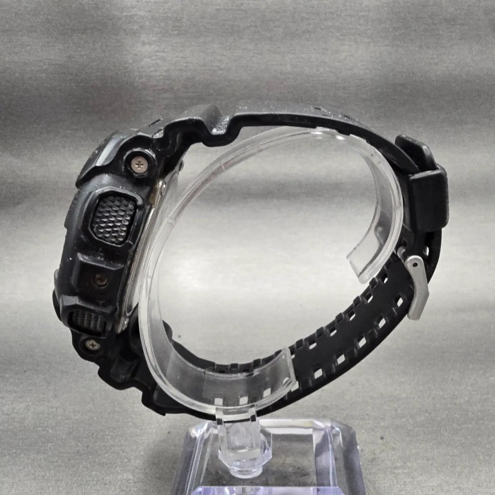 Casio G-Shock GA-100 Watch Men 51mm Black Dial Black Chrono Alarm New Battery TR6