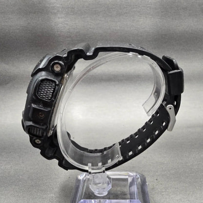 Casio G-Shock GA-100 Watch Men 51mm Black Dial Black Chrono Alarm New Battery TR6