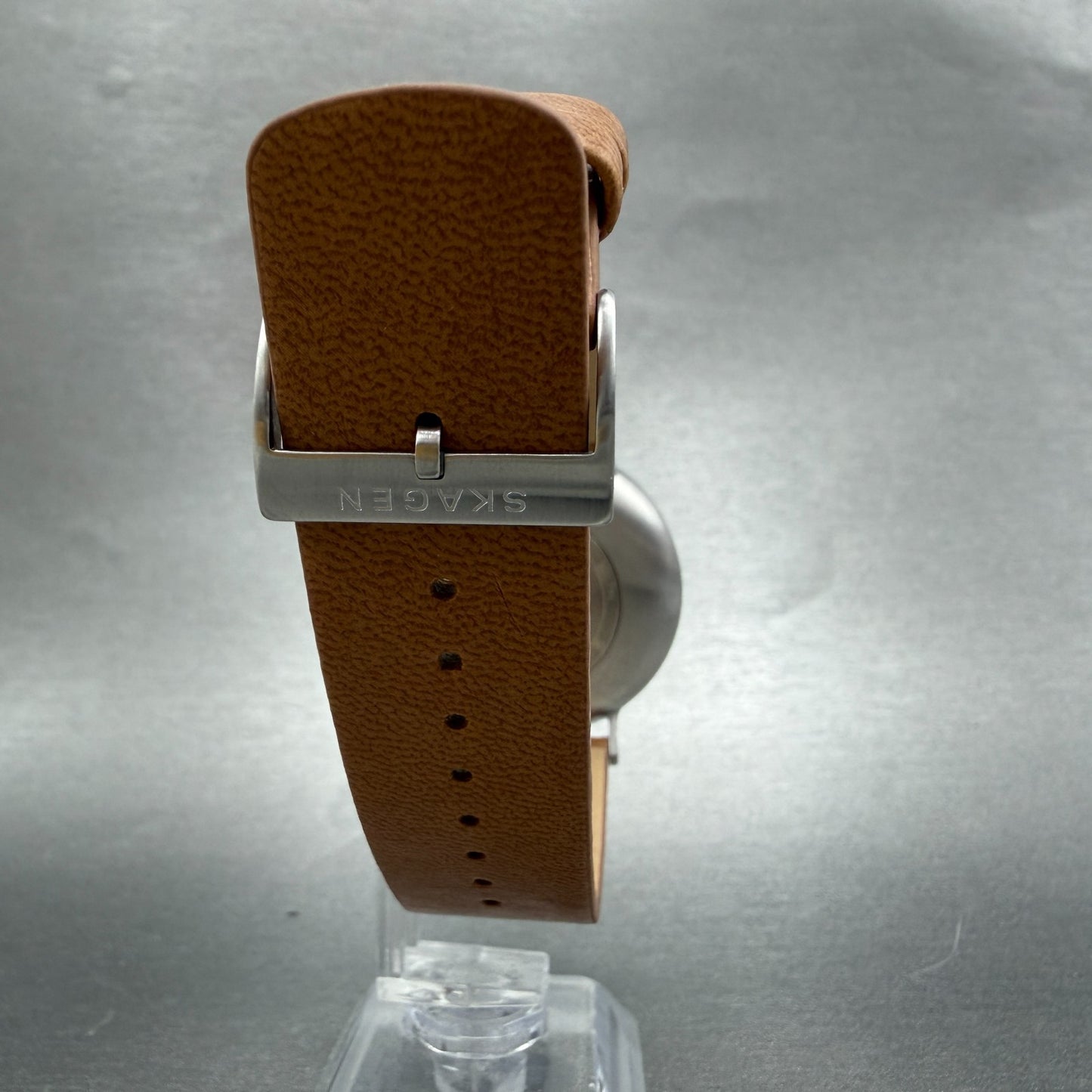 Skagen Aaren Watch Men 40mm Blue Dial Steel Round SKW1149 New Battery7
