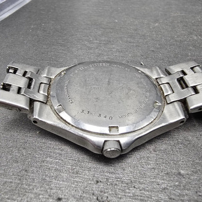 Citizen Watch Men 37mm Blue Dial Silver Tone Daydate Round 250A-K001455 PARTS16