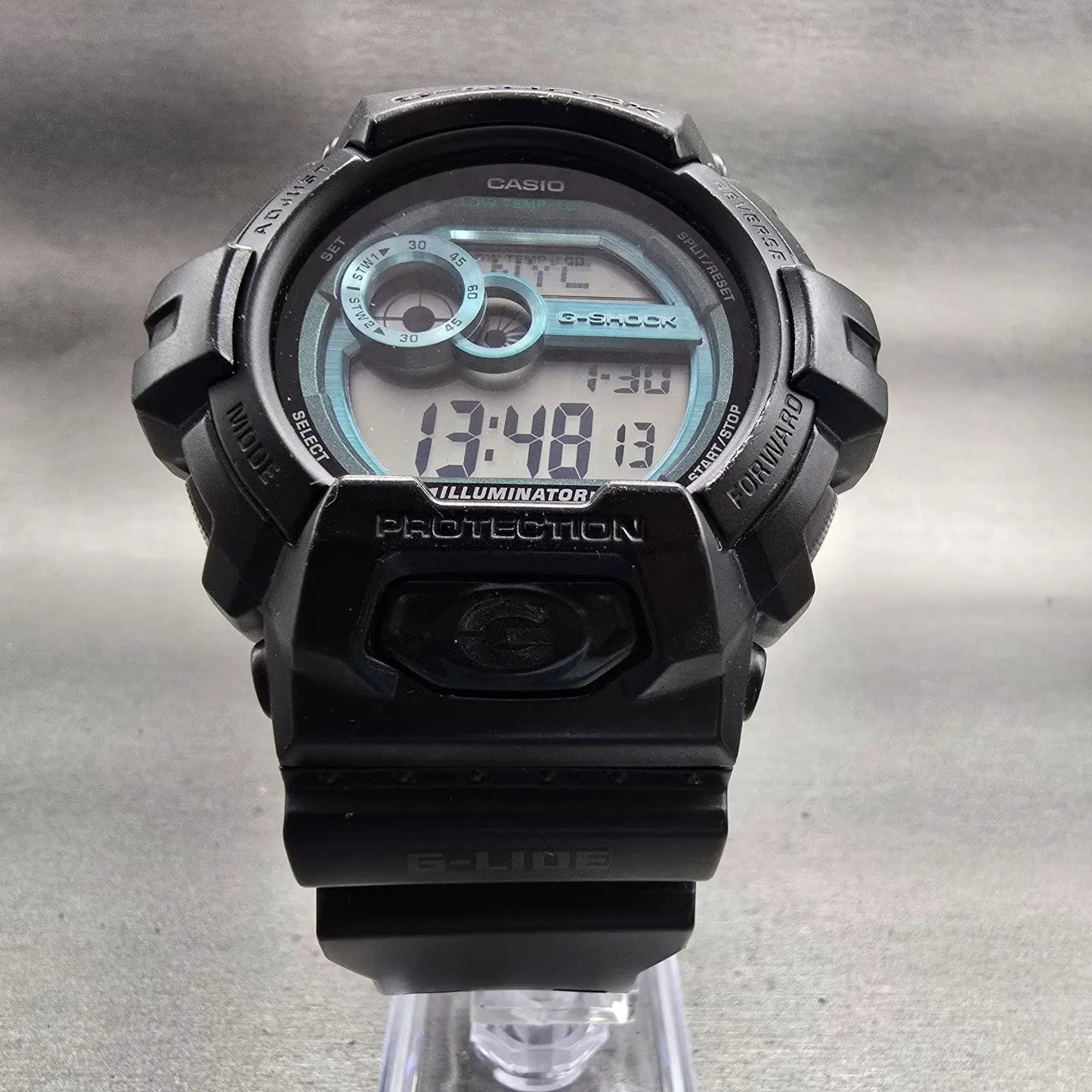 Casio G-Shock GLS-8900 Watch Men 52mm Blue  Black Alarm Chronograph New Battery5