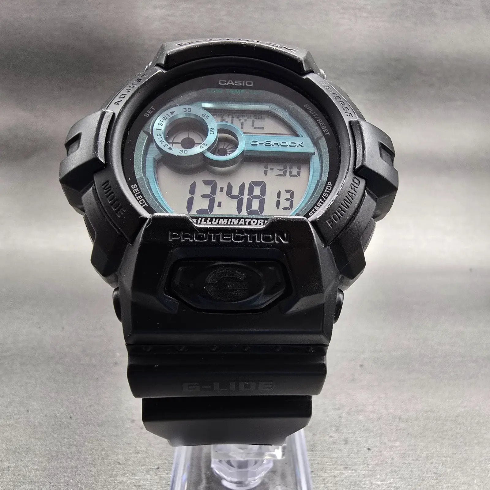 Casio G-Shock GLS-8900 Watch Men 52mm Blue  Black Alarm Chronograph New Battery5