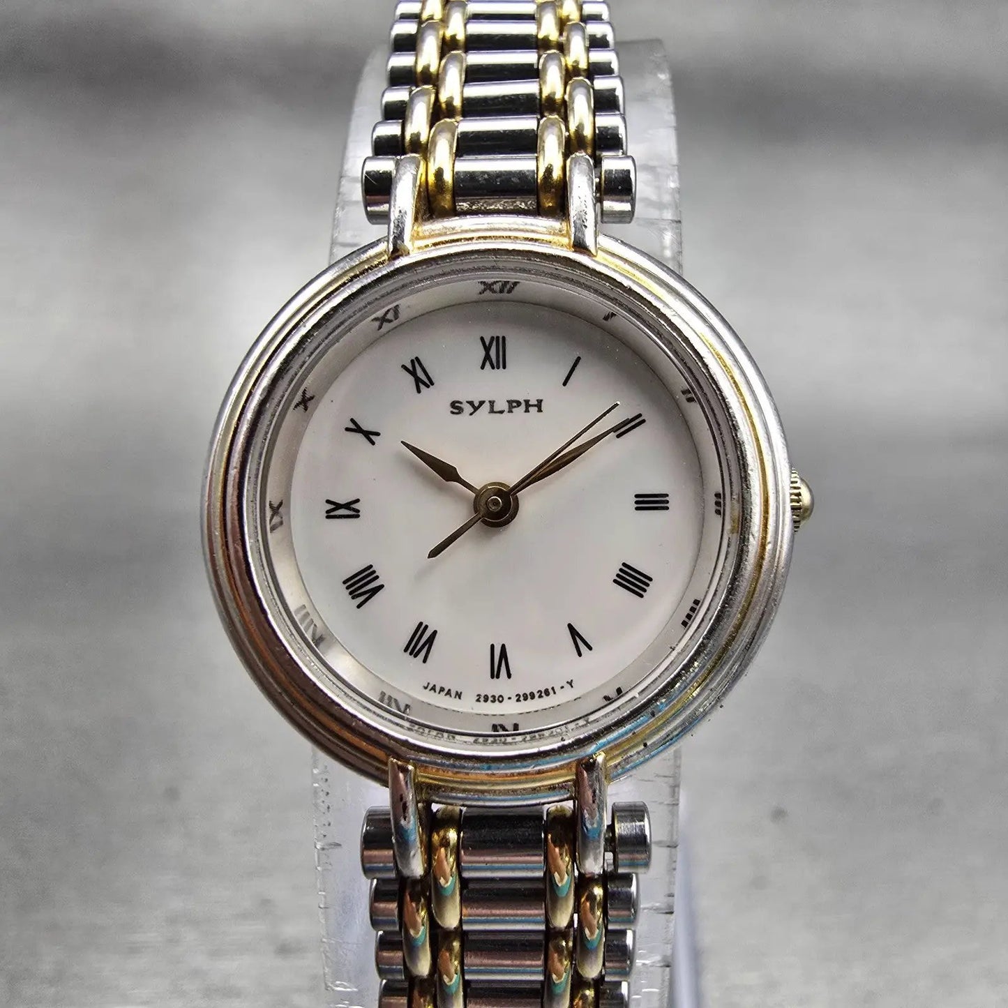Citizen Sylph Watch Women 21mm White Dial Two Tone Round 2930-294540 New Batt0