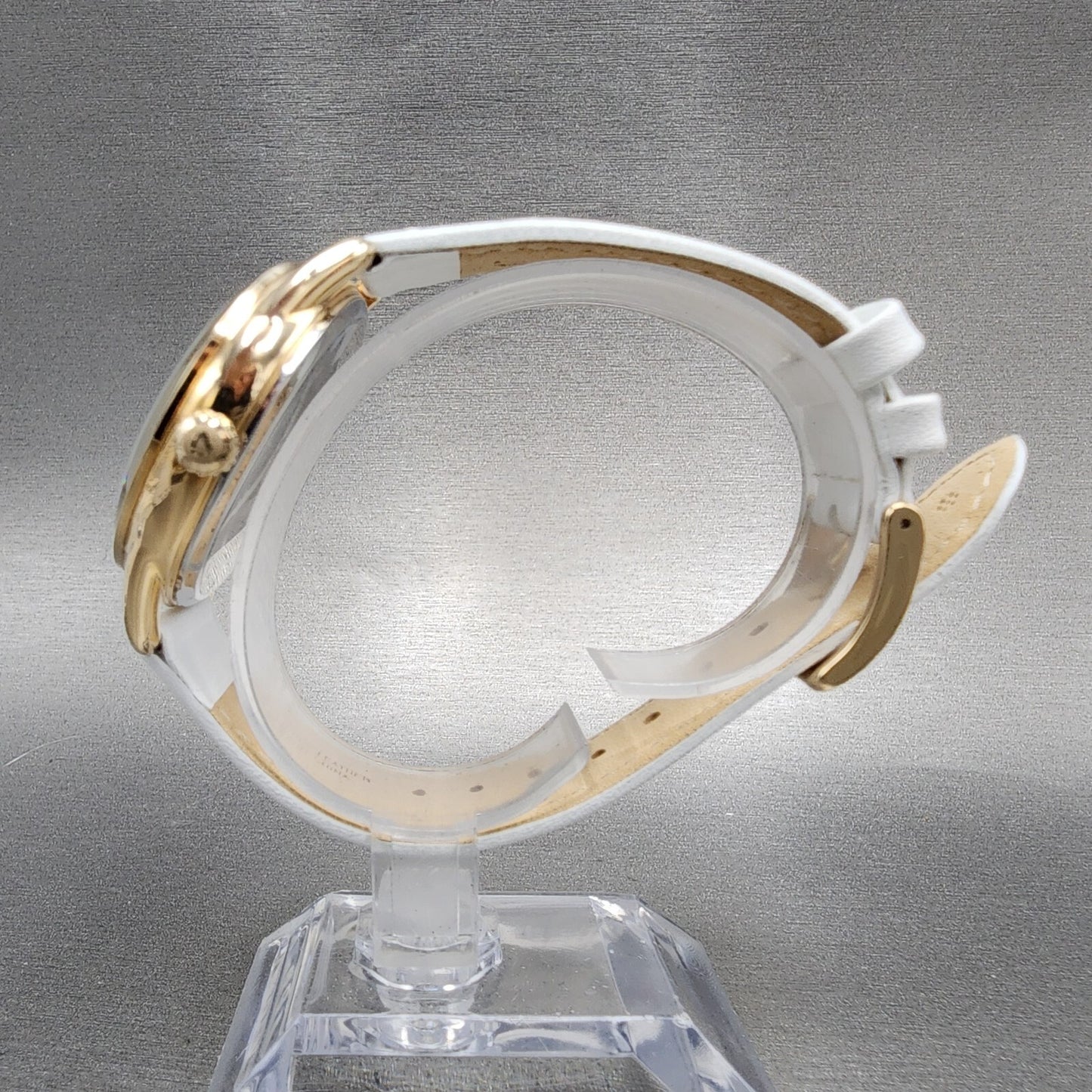 Citizen EcoDrive Watch Women 38mm Silver Dial Rose Gold Tone Daydate Round Runs8