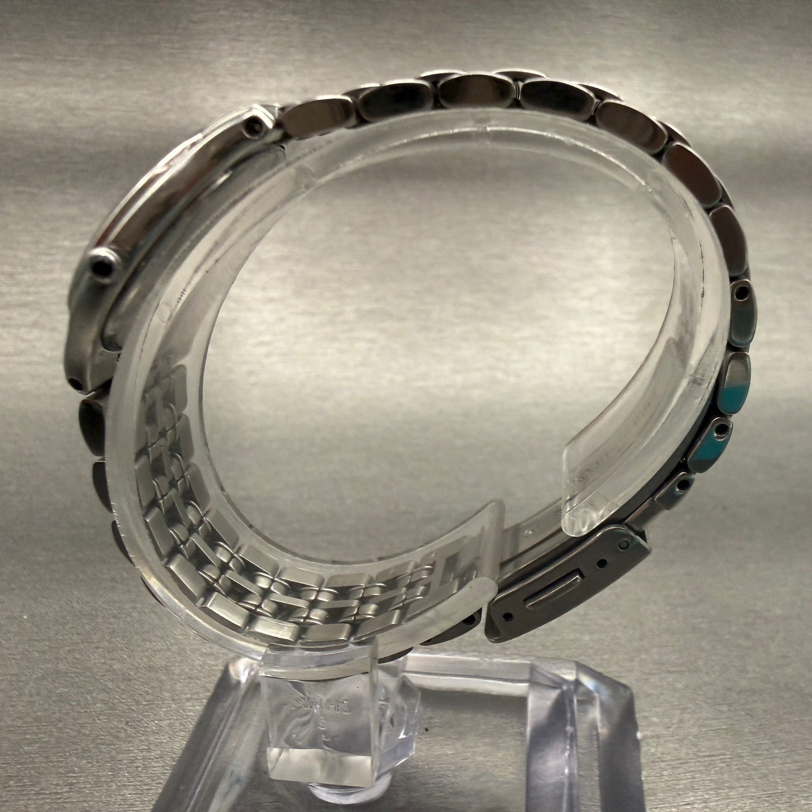 Seiko Exceline Watch Women 24mm MOP Dial Silver Tone Round 4J41-0030 New Battery6