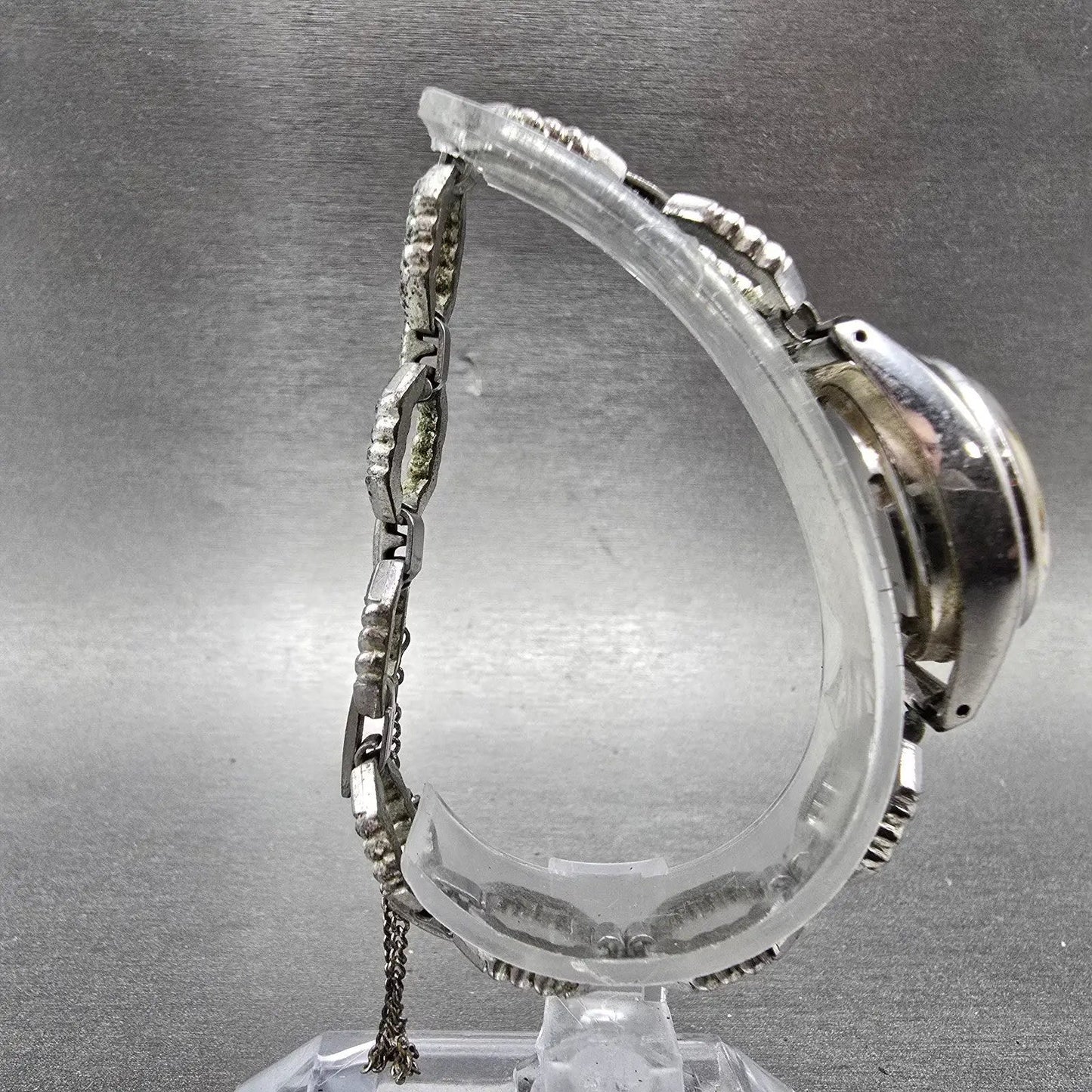Orient Chamade Watch Women 23mm Silver Dial Silver Tone Manual E121-30900 Runs8