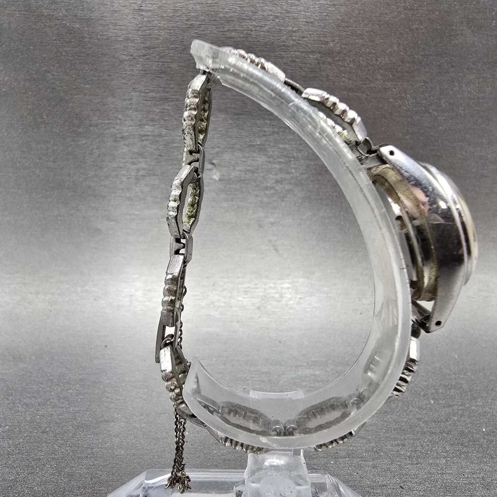 Orient Chamade Watch Women 23mm Silver Dial Silver Tone Manual E121-30900 Runs8