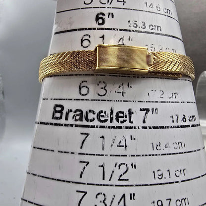 Gruen Precision Watch Women 17mm Champagne Dial Gold Tone Diamond Bezel NewBatt11