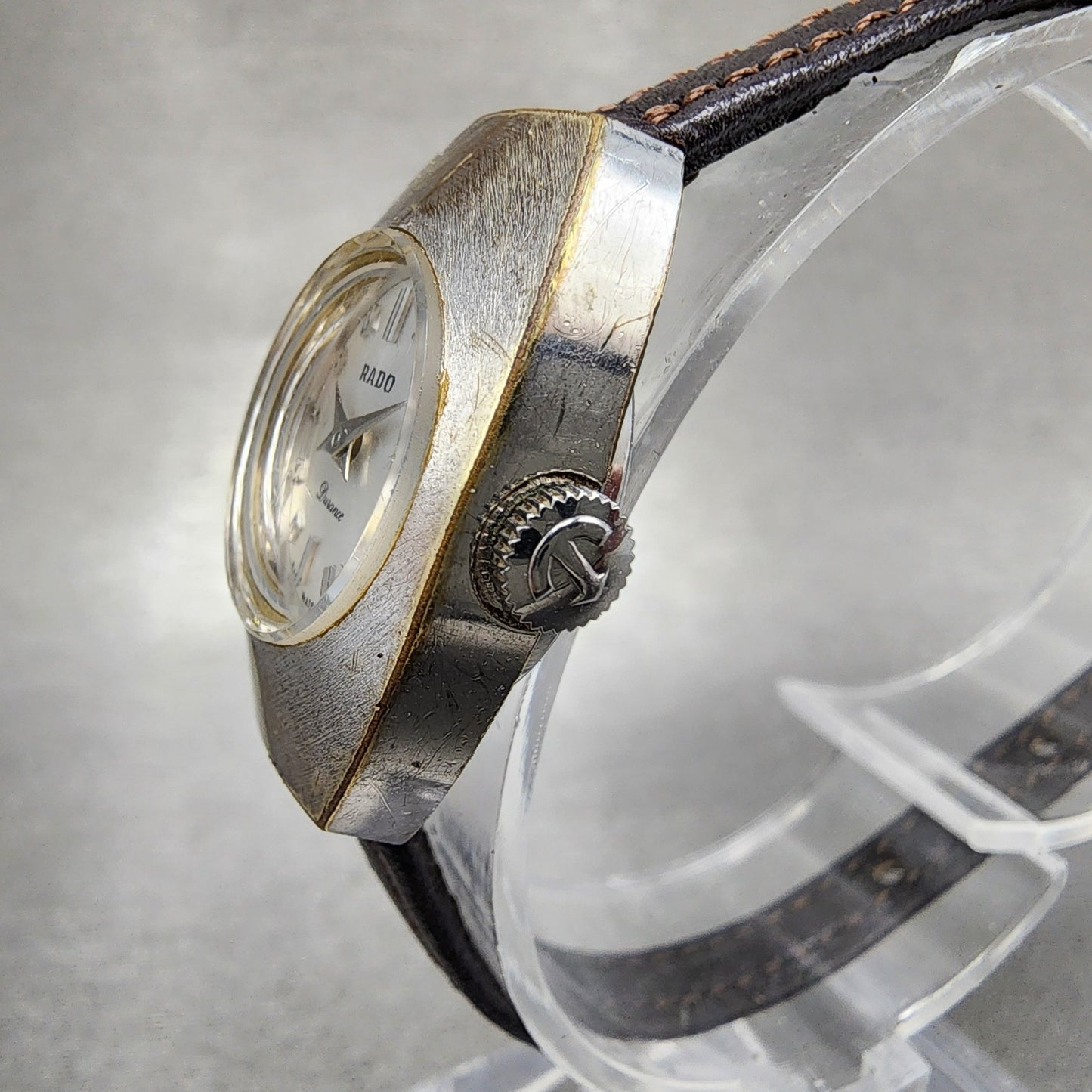 Rado Durance Watch Women 19mm Silver Dial Silver Tone Oval Manual Wind Runs2