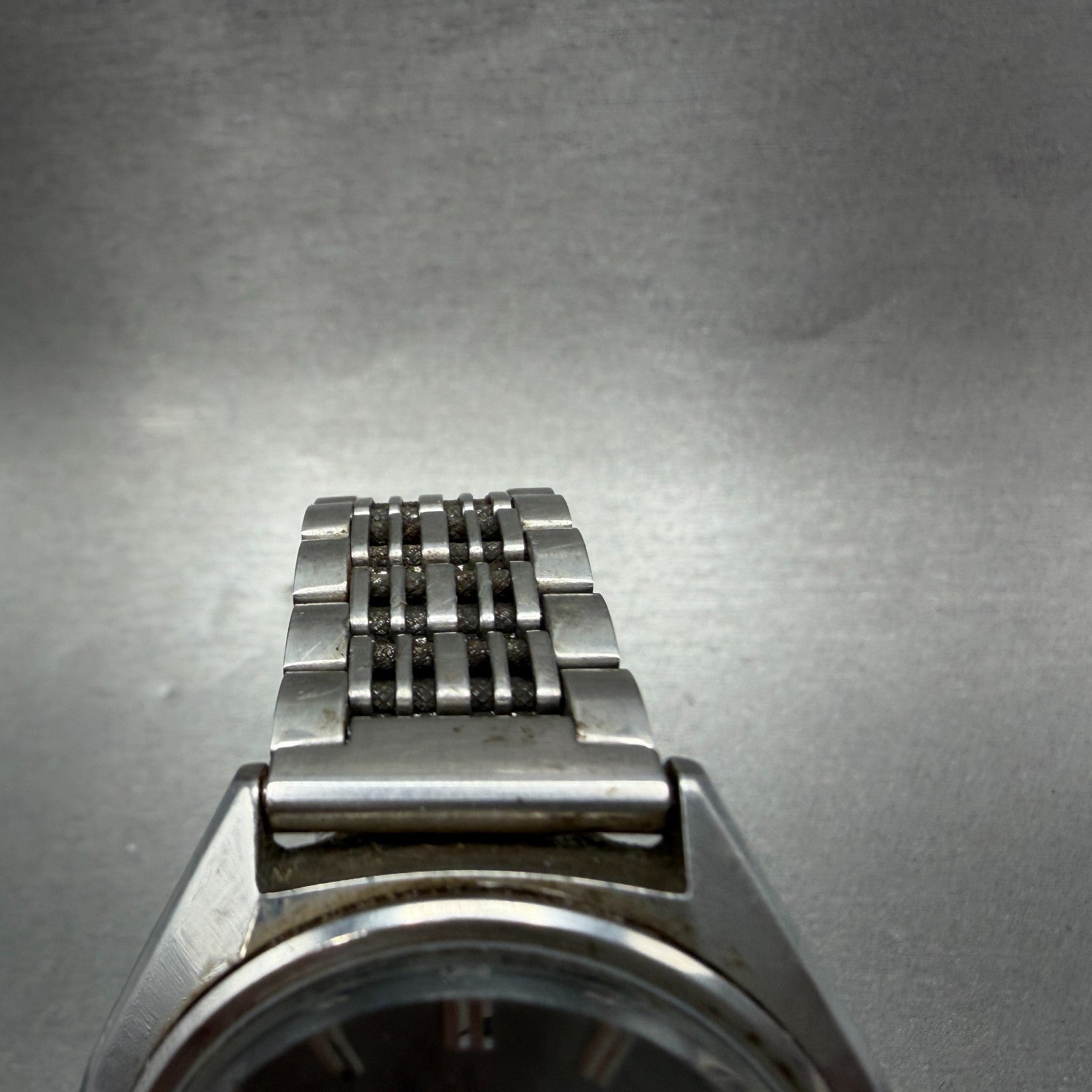 Citizen Cosmotron Watch Men 38mm Silver Dial Steel Daydate READ! 4-790138 NewBat4