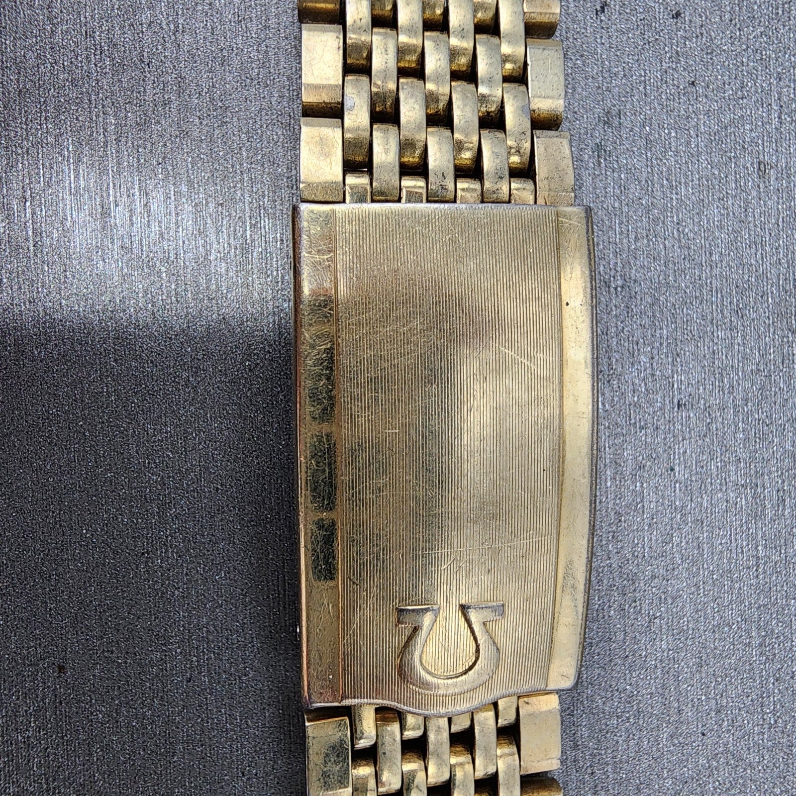 Omega Bracelet 18mm Beads Of Rice 14k Gold Filled No.12 570 End links VTG2