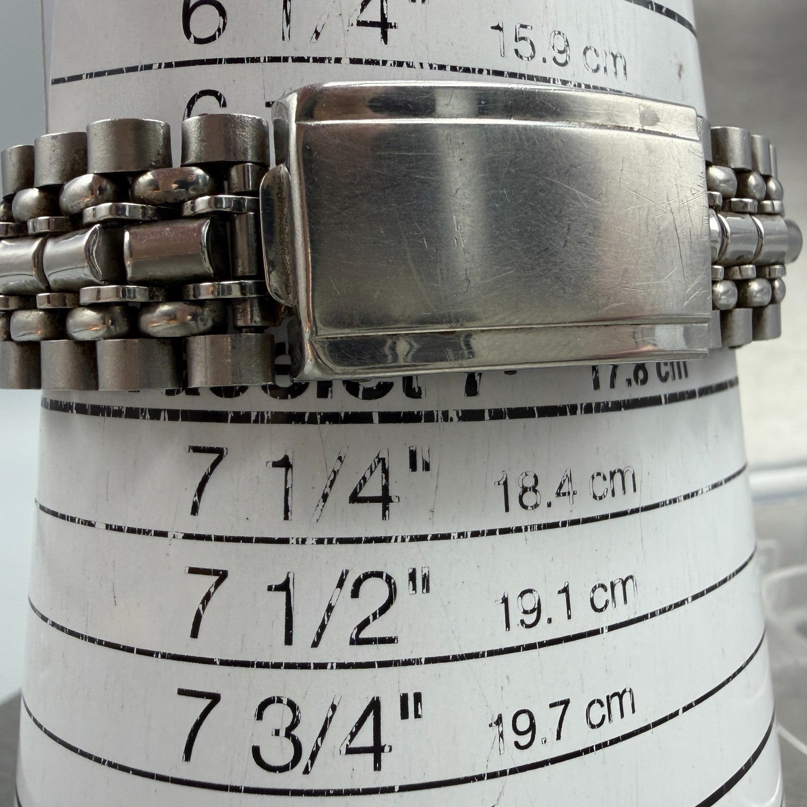 Seiko Sportsman Watch Men 36mm Silver Dial Silver Tone Date Manual 14112 Runs10
