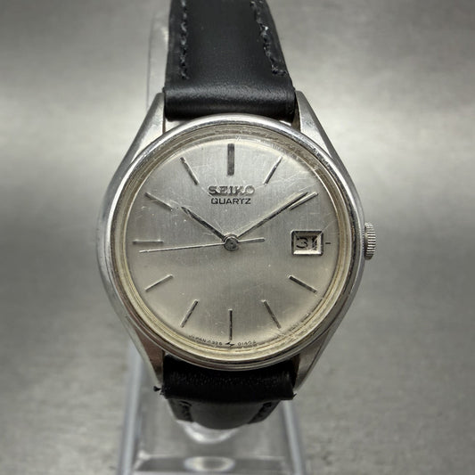 Seiko Watch Women 25mm Silver Dial Silver Tone Date Round 43250030 New Battery0