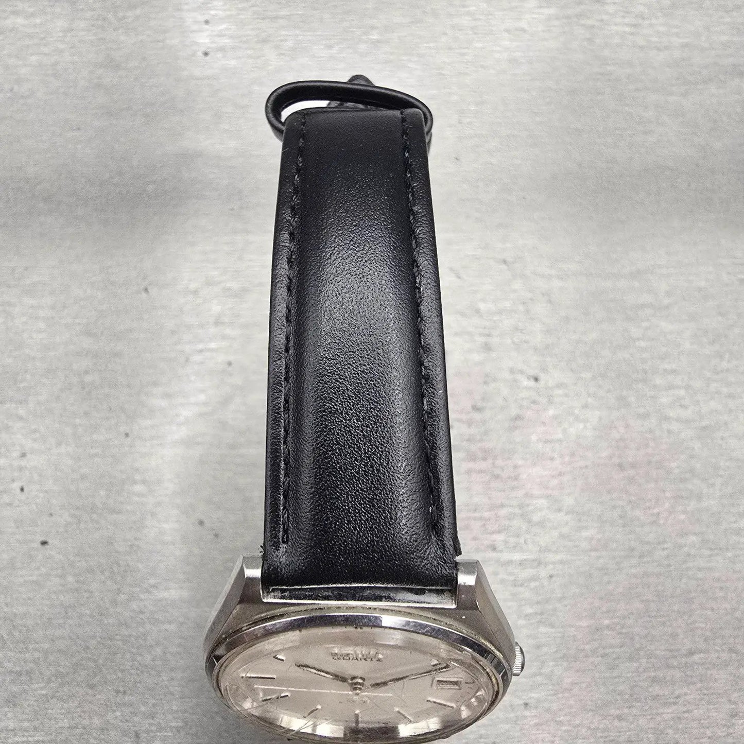 Seiko SQ Watch Men 34mm Silver Dial Silver Tone Date Round 5H22-7A09 New Battery4