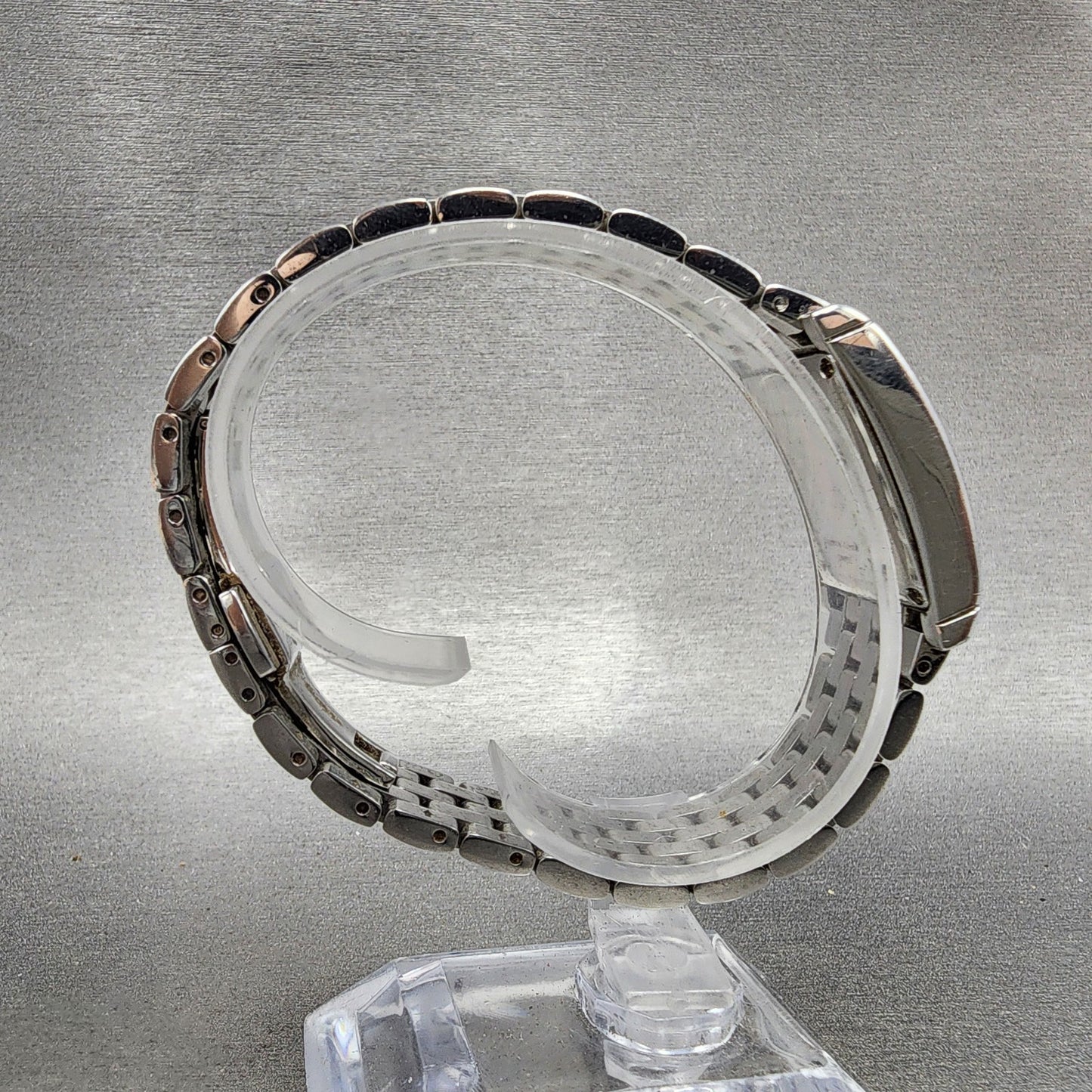 Tourneau Tank Watch Women 22mm Silver Dial Silver Tone Rectangle PARTS9