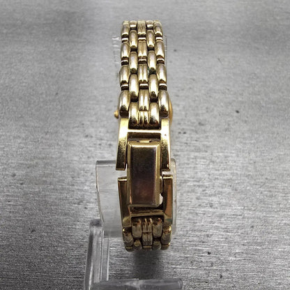 Seiko Watch Women 18mm White Dial Gold Tone Oval 1N01-5C19 New Battery Vintage7