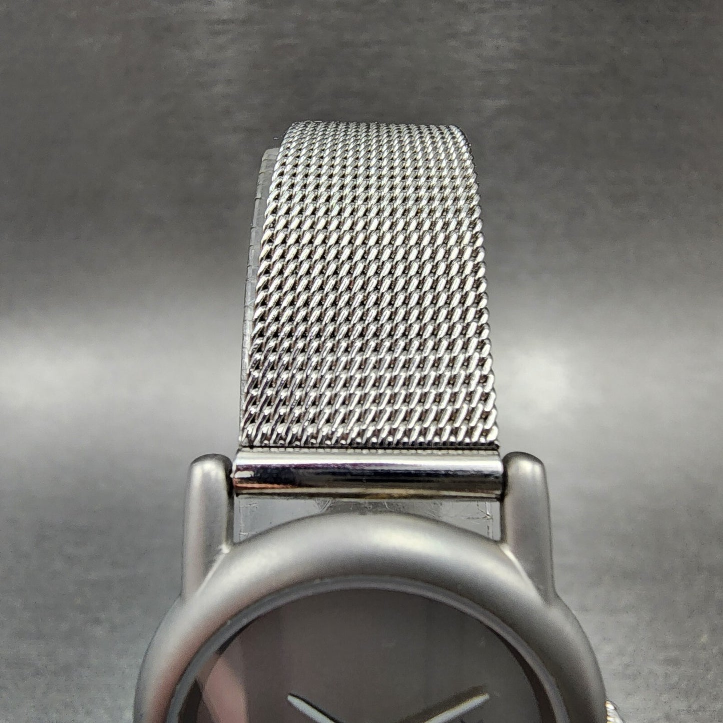 Skagen Watch Women 25mm Silver Dial Steel Round Mesh Band 4SSS New Battery