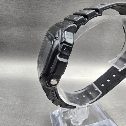 Casio F-108WH Watch Men 42mm Black Black Chrono Alarm Rectangle New Battery 452