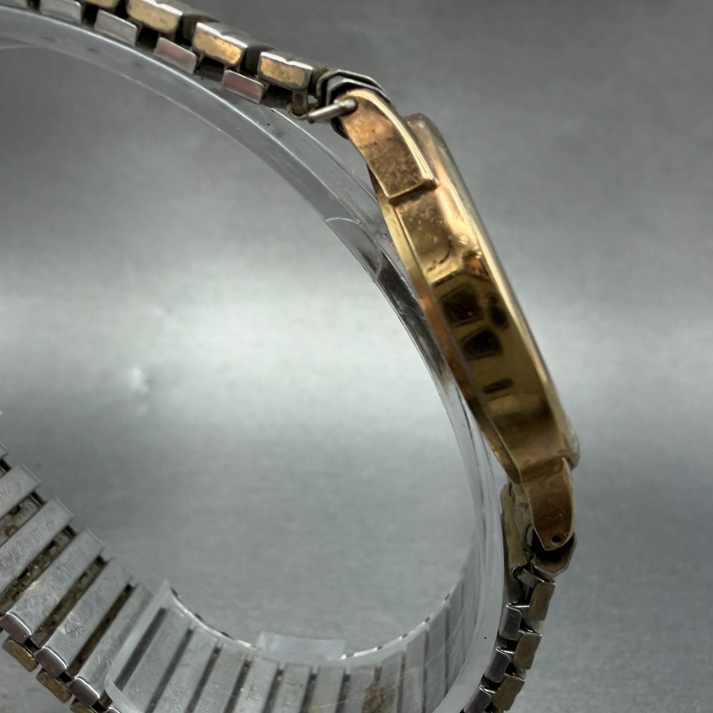 Seiko Watch Men 31mm White Dial Gold Tone Daydate Round 6F26 PARTS Vintage4