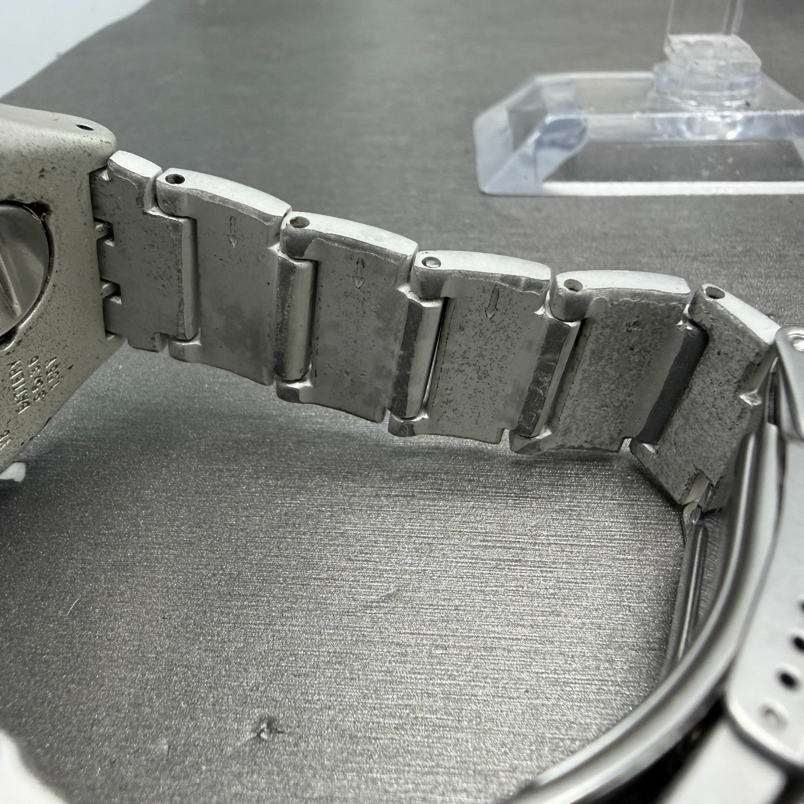 Swatch irony Zebah Watch Men 37mm Blue Dial Silver READ!!!!!!!! YGS9000 New Batt10