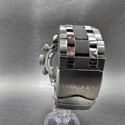 Invicta Reserve Bolt Chronograph Watch Men 50mm Black Dial Steel Date New Batt7