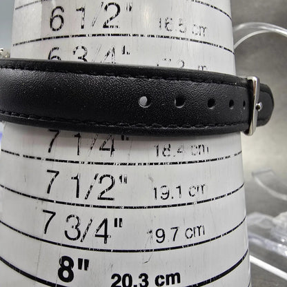 Wenger Swiss Military Tank Watch Women 20mm Black Dial Silver Tone 7511X New Bat10