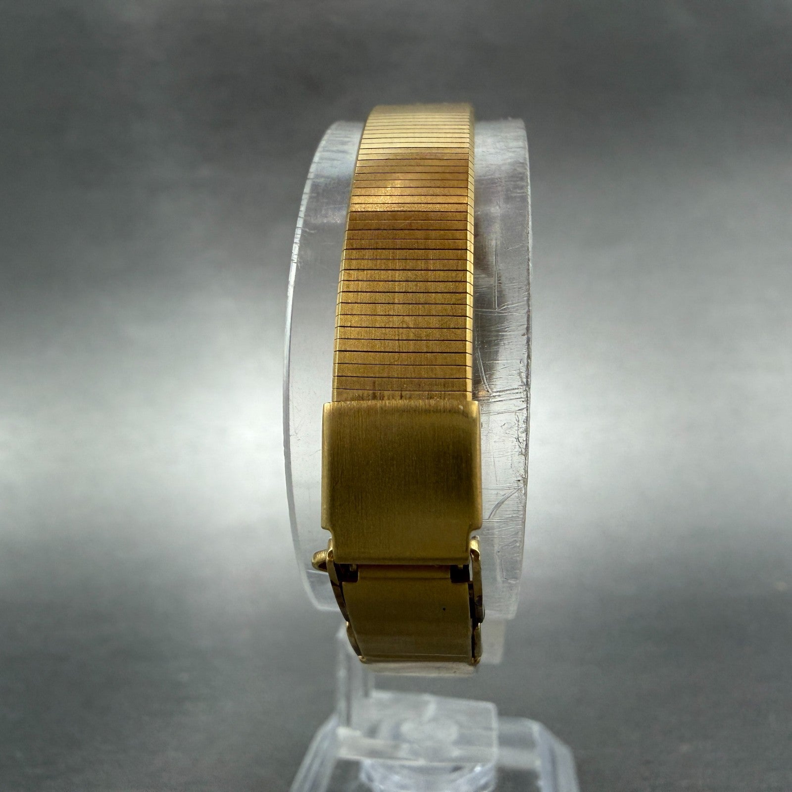 Seiko Watch Women 19mm Gold Dial Gold Tone Round 5420-5099 New Battery NOS7