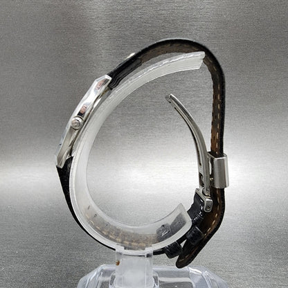 Bulova Accutron Watch Women 25mm White Dial Steel Round 26L01 New Battery