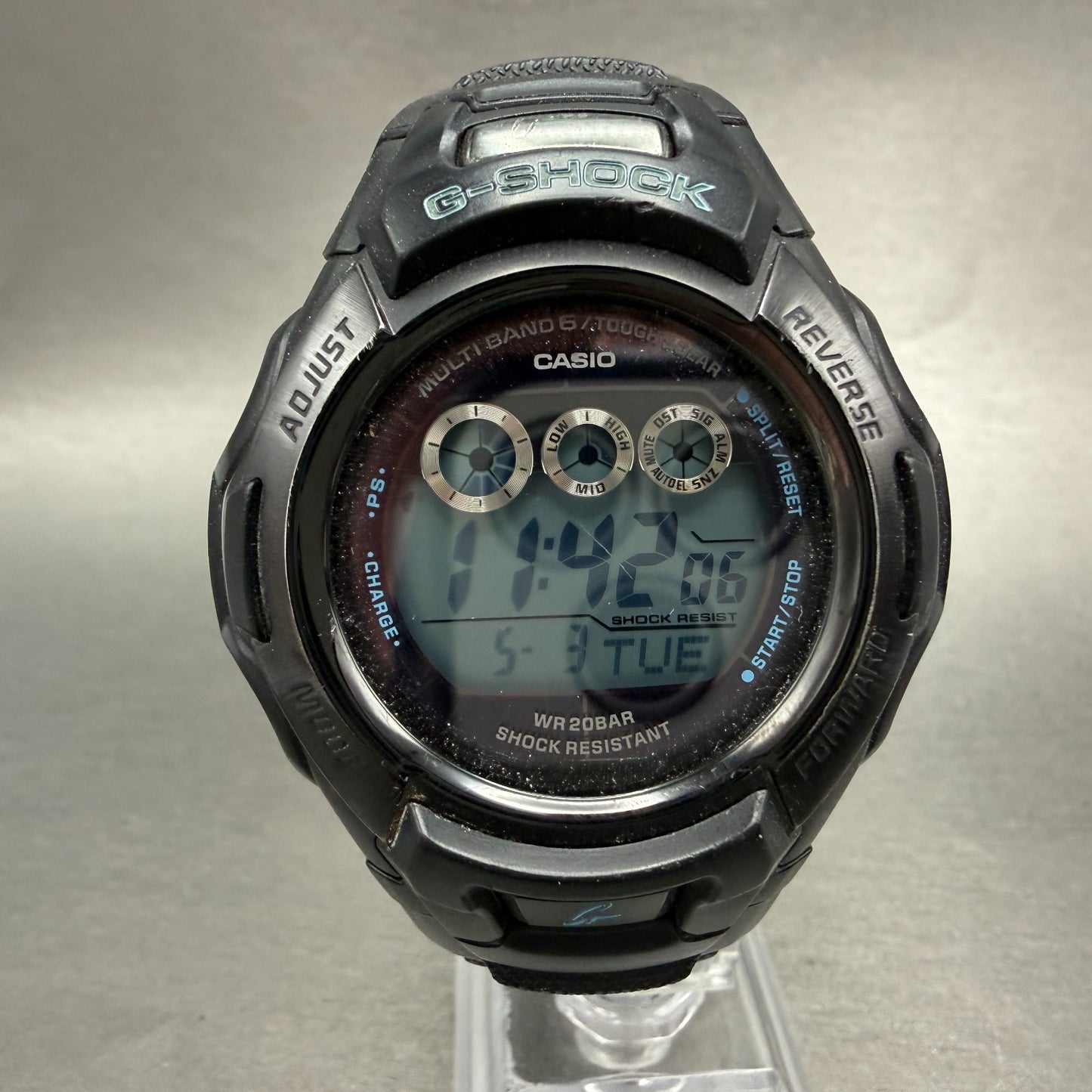Casio G-Shock GW-M500F Watch Men 47mm Digital Black Alarm Chrono Works Solar0