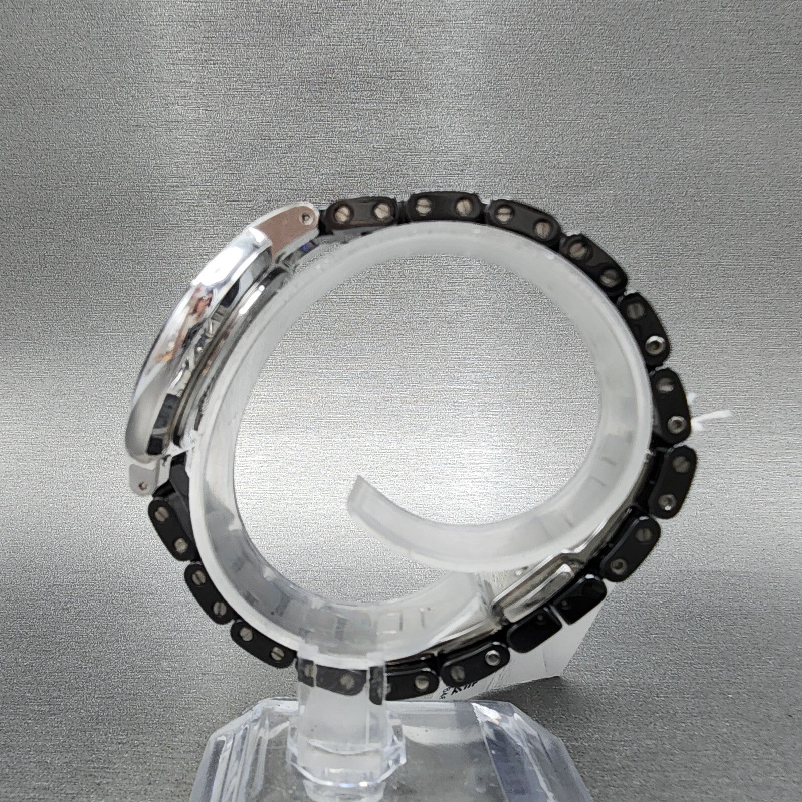 Bulova Rubaiyat Watch Women 35mm Black Dial Black Ceramic Diamond Bezel 98R266 B6