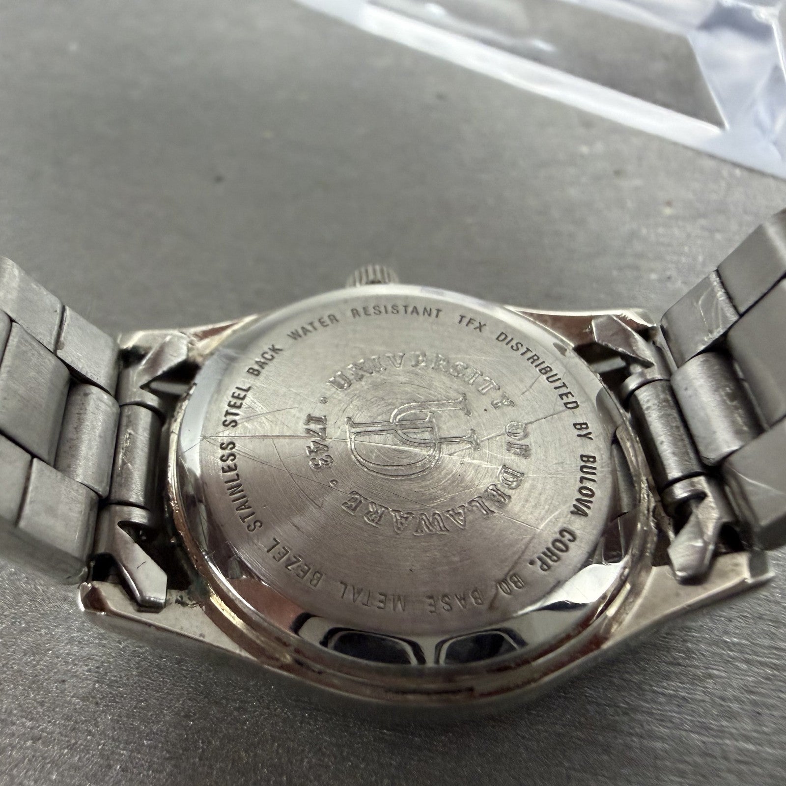 Bulova TFX Watch Women 26mm White Dial Silver Tone Date Round 36M00 New battery9