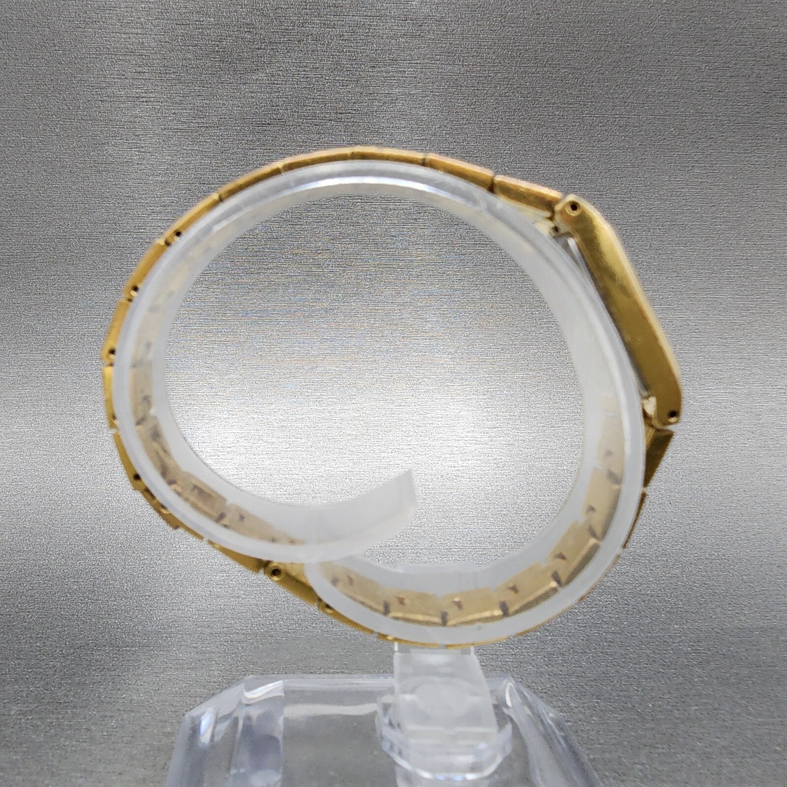 Seiko Watch Women 13mm Gold Dial Gold Tone Rectangle 2E200AY0 New Battery8