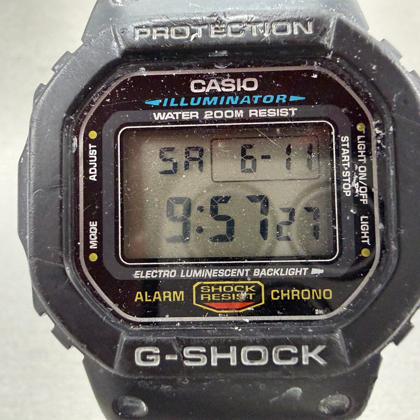 Casio DW-5600E Watch Men 44mm Digital Black Alarm Chrono 3229 Octagon New Batt1